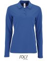 Dames Polo Sols Long-Sleeve Perfect Royal Blue
